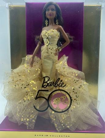50th Anniversary Glamour Barbie Robert Best AFRICAN AMERICAN BLACK AA
